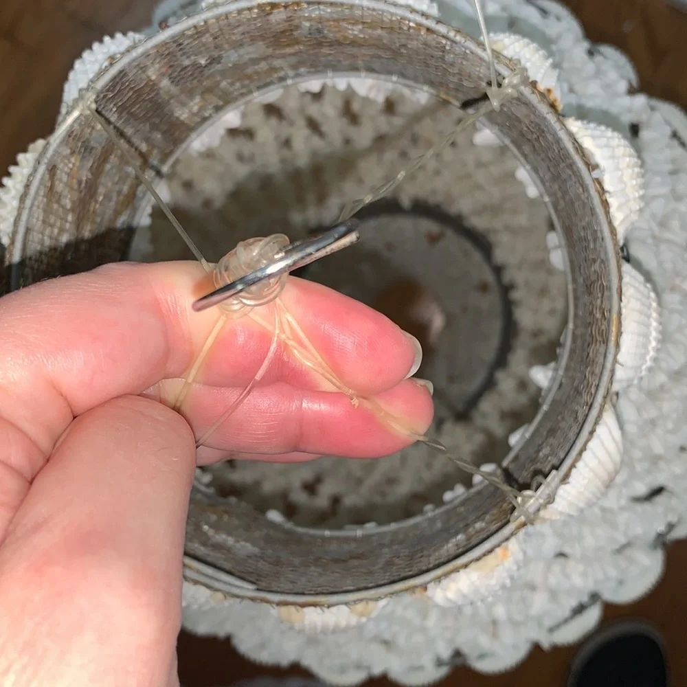Custom Handmade SeaShell / Opal Chandelier
